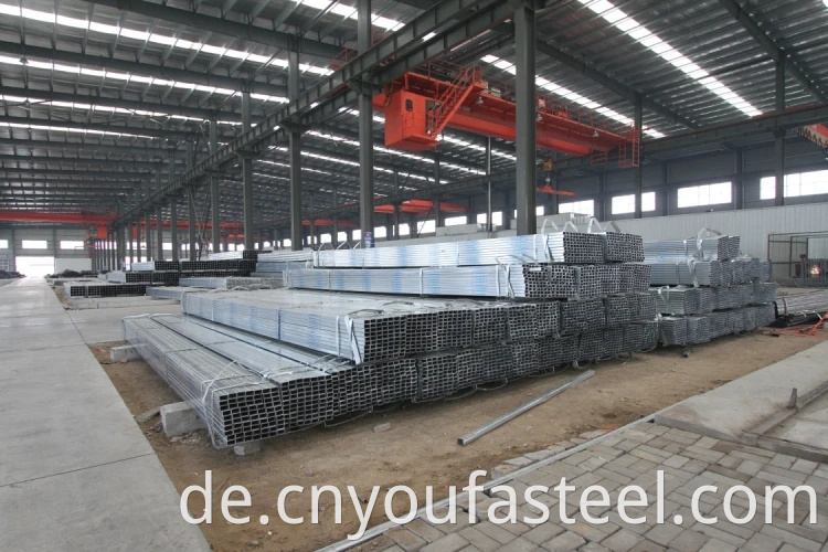 Galvanized square tube